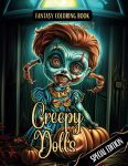 Fantasy Coloring Book Creepy Dolls