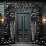 3 Pcs Halloween Cemetery Archway