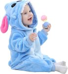 Unisex Baby Flannel Romper Animal Onesie
