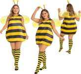 Fairycece Plus Size Bee Ladybug Costume