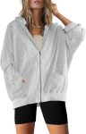 Womens Fashion Zip Up Hoodies Oversized