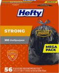 Hefty Strong 30 Gallon Trash Bags, Large