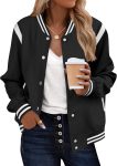 Zeagoo Bomber Jacket Women Varsity