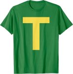 Letter T Funny Chipmunk Group Matching