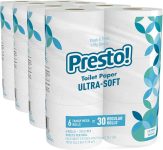 Amazon Brand - Presto! 2-Ply Ultra-Soft