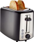 Amazon Basics 2 Slice Toaster, With 6