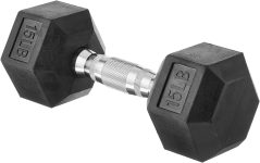 Amazon Basics Rubber Hex Dumbbell Hand