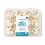 Amazon Grocery, Vanilla Mini Cupcakes,